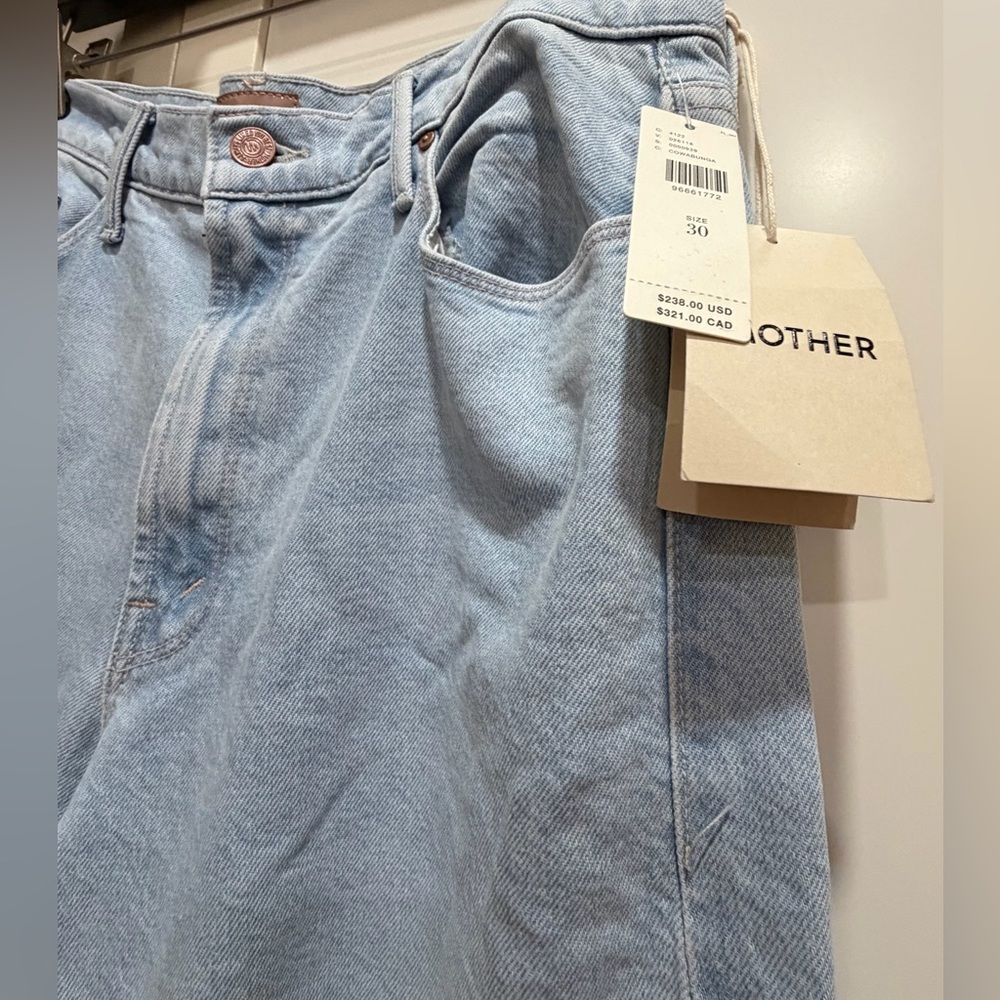 MOTHER The Twister Mid-Rise Ankle Fray Jeans - Picture 6 of 7